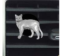 Ppc04 - Kit de clip de ventilación con diseño de gato birmano en un ambientador, decoración para coche, furgoneta, camión, mini autobús