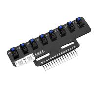 PPcdfre 1 Módulo de Sensor de Seguimiento de Línea Infrarroja Electrónico de Alta Precisión de 8 Canales Compatible con Calibración Automática A