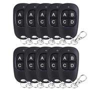 PPcdfre 10 Piezas 433Mhz Copia Control Remoto Llave 433.92mhz 4CH Transmisor Duplicado Código de Clonación Llave de Coche Abridor de Puerta de Garaje