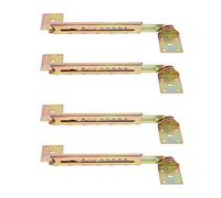 PPcdfre 2 pares de bisagras de ángulo de elevación para escritorio, 10 engranajes, bisagra de ángulo con soporte