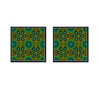 PPcdfre 2 películas de visión de campo magnético de 4 x 4 pulgadas, visor de campo magnético, pantalla de flujo magnético, detector de patrones, para científicos