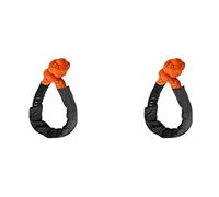 PPcdfre 2 piezas de 1/2 pulgada x 22 pulgadas cuerda de remolque suave para coche, polea de cabrestante todoterreno, gancho de cable para recuperación todoterreno, ATV UTV