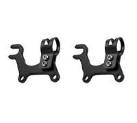PPcdfre 2 soportes de freno de disco ajustables de 20/31,8 mm para bicicleta, convertidor, soporte de montaje