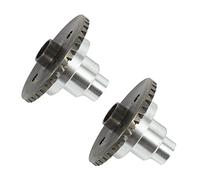 PPcdfre 2X para 94180 piezas de actualización 180009 caja de conexión con engranaje 38T 180009 escala 1/10 4WD RC Rock Crawler Parts Silver