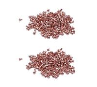 PPcdfre 400 remaches sólidos de cobre de cabeza redonda de 5/64 x 1/8 pulgadas