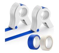 PPcdfre Aplicador de Cinta de Pintura de Enmascarar, Cinta de Pintor, Juego de Enmascarar Portátil, Cortador de Cinta Afilado para Pintar, Ventanas, Marcos de Puertas