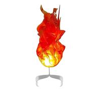 PPcdfre Bola mágica de fuego de Halloween en la mano para decoración del hogar, bola de fuego luminosa, exquisitos adornos fáciles de usar, color rojo