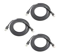 PPcdfre Cable de datos para escáner LS2208 AP LS4208 DS9208 DS9208, puerto USB, 3 unidades