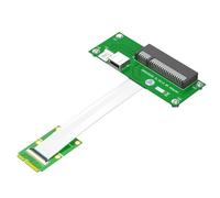 PPcdfre Cable de extensión adaptador Mini PCI-E a PCI-E 8X con cable FPC de alta velocidad para extensor PCIE, B