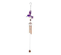 PPcdfre Campanas de viento, campanillas de viento de pájaros para exteriores, decoración de patio, campanillas de viento de metal grandes, adecuadas para exteriores,