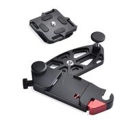 PPcdfre Clip de cinturón para cámara, proceso CNC, correa rápida, hebilla de cinturón de aleación de aluminio, soporte de abrazadera de montaje de correa