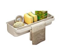 PPcdfre Estante Organizador para de Cocina, Estante Expandible con Drenaje Automático para Esponjas, Almacenamiento de Grifos, Escurridor de Jabón con Diseño B