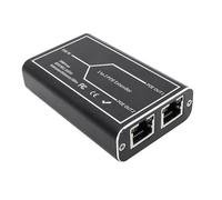 PPcdfre Gigabit POE Extender 2 puertos 1000 m interruptor de red repetidor 30W IEEE802.3Af/At Plug & Play para PoE Switch NVR cámara IP