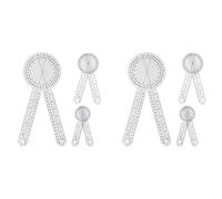 PPcdfre Goniómetro de 6/8/12 pulgadas, herramienta transportadora de terapia ocupacional, regla de ángulo de medición universal de 360 grados