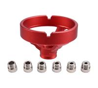 PPcdfre Guía de Perforación de 90 Grados, 5/6/7/8/9/10 mm, Perforadora, Localizadora, Plantilla, Abridor de Orificios con Bisagra, Herramientas para Trabajar la Madera, Color Rojo