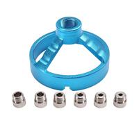 PPcdfre Guía Perforación 90 Grados, Broca 5/6/7/8/9/10 mm, Perforadora, Localizadora, Plantilla, Abridor Orificios con Bisagra, Herramientas para Trabajar la Madera, Color Azul