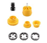 PPcdfre Herramienta Hacer Hilos PVC Kit Herramientas Plomería para Enhebrar Tuberías Juego Enhebradores de Tubos 1/2 Pulgada 3/4 Pulgada 1 Pulgada Juego Troqueles Grifos Tubería Plástico