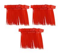 PPcdfre Herramientas de plantación de jardines, 150 etiquetas de plástico para plantas de bonsái, etiquetas de jardín, tipo T, etiquetas de jardín hacia arriba, marcadores para guardería, color rojo