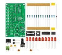 PPcdfre Kit de Luz Musical con Flujo de Agua para Hacer Mismo, Kit de Aprendizaje de Electrónica, Módulo LED, Kit de Bricolaje para Proyectos Educativos