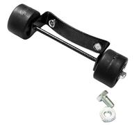 PPcdfre Kit universal de ruedas para calentador de patio, ruedas de calentador de patio, soporte + ruedas negras, repuesto