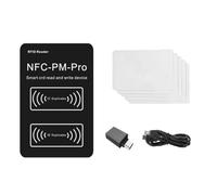 PPcdfre Lector de Chip Inteligente RFID PM Pro, Decodificador + 5 Tarjetas UID, Copiadora de Llaves NFC, 13,56 MHz, 125 Khz, Escritura de Insignias, Clonación de Etiquetas IC