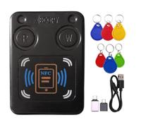 PPcdfre Lector de Tarjetas con Chip Inteligente RFID NFC, Copiadora + IC 3XUID/CUID, 13,56 MHz, ID 125 K, 250 K, 375 K, Clonador de Token RFID