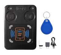 PPcdfre Lector de Tarjetas con Chip Inteligente RFID NFC, Copiadora y UID con Identificación IC, 13,56 MHz, 125 Khz, 250 Khz, 375 Khz, Clonador de Token RFID