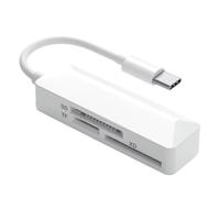 PPcdfre Lector de tarjetas universal SD TF SD SD lector de tarjetas USB C de alta velocidad convertidor de tarjetas de memoria para teléfonos portátiles
