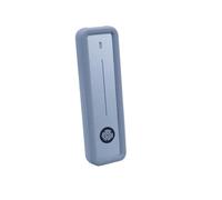 PPcdfre M.2 NVMe SATA SSD - Carcasa de 10 Gbps M.2 a USB tipo C, adaptador externo con cifrado de huellas dactilares M.2 SSD