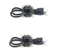 PPcdfre OV9732 - Módulo de cámara de 1 MP de 100 grados MJPG/YUY2, enfoque manual ajustable 1280 x 720, placa PCB para WinXP/7/8/10 con cable de 2 m