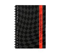 PPcdfre Planificador y Calendario F1 2025, Planificador con Diseño de Pista de F1, Encuadernación en Espiral, Planificador Mensual con Pasión por los Planificadores 2025