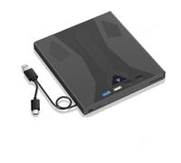 PPcdfre Quemador externo Blu-Ray, compatible con disco USB 3.0 de 100 G y reproductor de DVD/CD/CD/tipo C, unidad óptica 3D Bluray para laptop