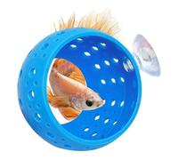PPcdfre Túnel Bettas, escondite de peces de acuario con ventosa, cueva de camarones, decoración de acuario para peces pequeños, camarones, azul Guppy