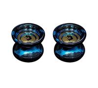 PPcdfre Yoyo profesional de 2 piezas de yoyo de aleación sensible de 10 rodamientos de bolas para jugadores avanzados con 20 cuerdas