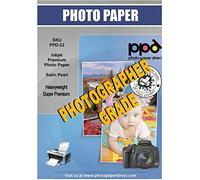 PPD Inkjet - A3 x 20 Hojas de Papel Fotográfico Satinado Perlado 280 g/m² - Calidad Profesional - Secado Instantáneo - Para Todas Impresoras de Inyección de Tinta - PPD-22-20