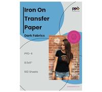 PPD Papel de Transferencia para camisetas oscuras para impresión con inyección de tinta A4 X 100 hojas PPD-4-100