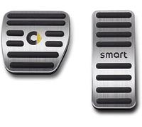 PpeiliL Cubre Pedales de Coche para Smart Fortwo 451 453 Forfour 450 452 454, Cubre Pedal de Acelerador/Cubre Pedal de Acelerador/Cubre Pedal de Freno