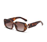 PPFVVTV Gafas de sol con montura poligonal de color, estilo urbano, con protección solar (daimao)