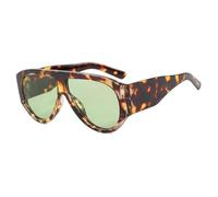 PPFVVTV Gafas de sol de lujo de celebridades, de moda, para hombres y mujeres, con montura grande y degradado, estilo moderno (baohualv)