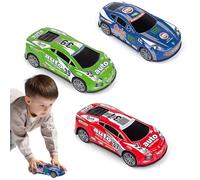 PPGGOPP Coche de Juguete para Niños Cars, 3pcs Coche de Juguetes Metalicos, Mini Racers Cars Juguetes, Coches para Niños, Auto de Juguete, Vehículos Pequeños, para Niño Mayores de 3 Años (Color B)