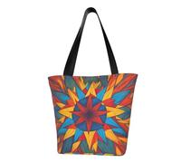 PPHGUT Bolsa de hombro funcional con estampado de estrellas coloridas, cómodas bolsas cruzadas a la moda, para correr, viajes y salidas