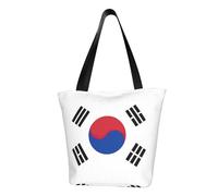 PPHGUT Bolso de hombro con estampado de la bandera de la República de Corea para mujer, para ir de compras, uso diario, playa, viajes, a la moda, casual, bolso de mano