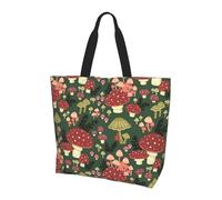 PPHGUT Bright Mushrooms - Bolso bandolera ligero de gran capacidad para mujeres y hombres, accesorio de moda