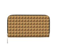 PPHGUT Cartera de mano portátil con estampado de ciervo salvaje para hombre y mujer, accesorio elegante, uso diario, viajes