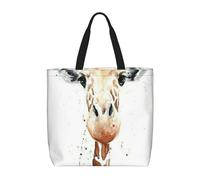 PPHGUT Clever Giraffe Print - Bolsa ligera unisex de gran capacidad, respetuosa con el medio ambiente, uso diario, viajes, playa, gimnasio