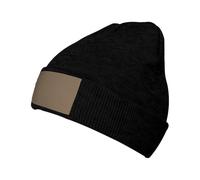 PPHGUT Divertido gorro de invierno con estampado de canguro zoológico (2) para hombre y mujer, gorro cálido grueso y suave para invierno para un gorro cómodo y holgado, Negro, Talla única