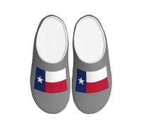 PPHGUT Flag of Texas - Zapatos unisex de franela de caucho termoplástico, suela antideslizante, antibolitas, para interiores