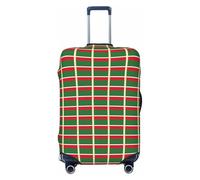 PPHGUT Funda para maleta con estampado de bandera de la República de Chechenia, universal, elástica, protector de equipaje, viajes, uso diario, negocios, vacaciones, Black, S, Equipaje de mano