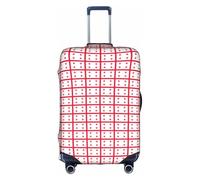 PPHGUT Funda universal para maleta de viaje, elástica, impermeable, ligera, con estampado de bandera de Georgia, White, S, Organizador de bolsas