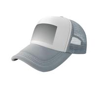 PPHGUT Gorra de béisbol transpirable con estampado de color blanco a negro degradado para pesca, golf, playa, deportes, a la moda, cómoda, gris, Talla única